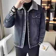 Thickened Winter Denim Jacket Men Morocco